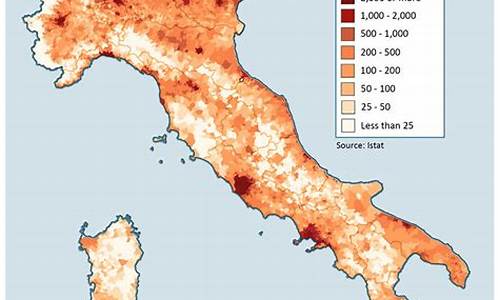 意大利人口分布_意大利人口